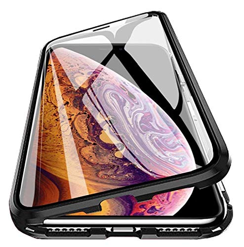 PfX 360° Magnetische Hülle 2.0 aus Aluminium inklusive Schutzglas Front geeignet für iPhone 12/12 Pro - Verbesserte Version 2020 - (iPhone 12/12 Pro) von PfX