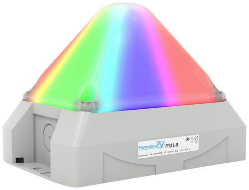 Pfannenberg Signalleuchte LED PY L-M 10-60 DC RGB 7035 21553818055 RGBW Dauerlicht, Blinklicht, Blit von Pfannenberg