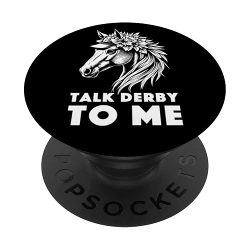 Talk Derby To Me Outfit Pferderennen Spruch Outfit Pferde PopSockets Klebender PopGrip Talk Derby To Me Outfit Pferderennen Spruch Outfit Pferde PopSockets Klebender PopGrip von Pferde Trabrennbahn Pferderennsport Traber Pferd