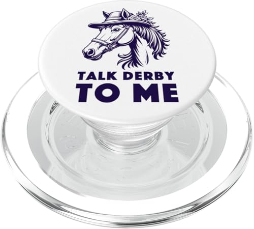 Talk Derby To Me Outfit Pferderennen Spruch Outfit Pferde PopSockets PopGrip für MagSafe von Pferde Trabrennbahn Pferderennsport Traber Pferd