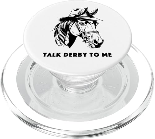 Talk Derby To Me Outfit Pferderennen Spruch Outfit Pferde PopSockets PopGrip für MagSafe von Pferde Trabrennbahn Pferderennsport Traber Pferd