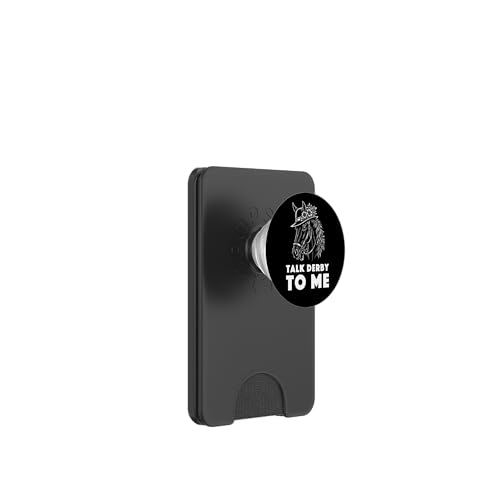 Talk Derby To Me Outfit Pferderennen Spruch Outfit Pferde PopSockets PopWallet für MagSafe von Pferde Trabrennbahn Pferderennsport Traber Pferd