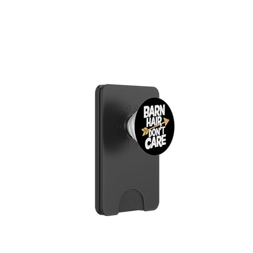 Stallhaare? Na und! Lustiges Design für Reiterinnen PopSockets PopWallet für MagSafe von Pferdemädchen Style