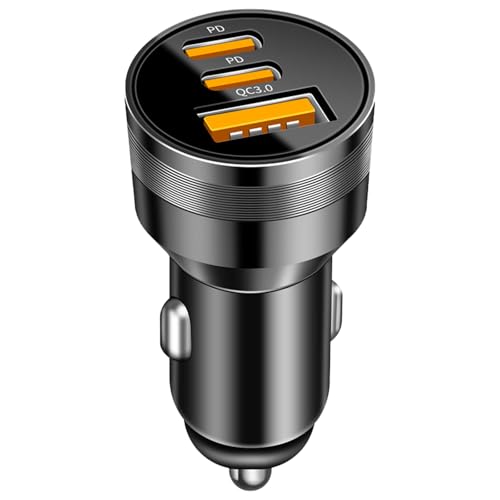 Pffiocix 3 in 1 Auto Aufladen Doppel USB C PD30W und USB A Multifunktions Schnellladeadapter für Smartphones Tablets Pffiocix 3 in 1 Auto Aufladen Doppel USB C PD30W und USB A Multifunktions Schnellladeadapter für Smartphones Tablets von Pffiocix