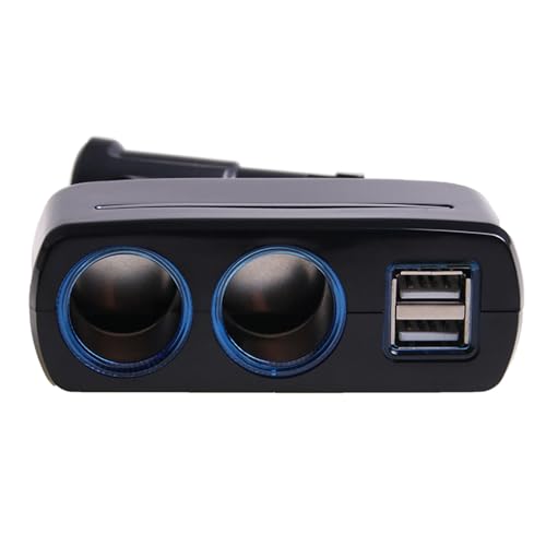 Pffiocix 3A Doppel USB Auto Ladeadapter Auto Power Splitter mit LED-Licht für Handys Pffiocix 3A Doppel USB Auto Ladeadapter Auto Power Splitter mit LED-Licht für Handys von Pffiocix