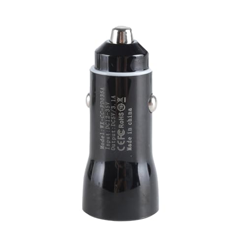 Pffiocix Doppel USB Auto Ladeadapter 5V3.1A Hochstrom Schnellladekopf mit blauem LED-Licht für Smartphones Pffiocix Doppel USB Auto Ladeadapter 5V3.1A Hochstrom Schnellladekopf mit blauem LED-Licht für Smartphones von Pffiocix