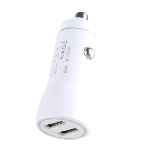 Pffiocix Doppel USB Auto Ladeadapter 5V3.1A Hochstrom Schnellladekopf mit blauem LED-Licht für Smartphones Pffiocix Doppel USB Auto Ladeadapter 5V3.1A Hochstrom Schnellladekopf mit blauem LED-Licht für Smartphones von Pffiocix