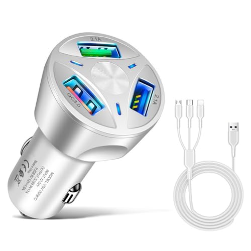 Pffiocix Fast Speed Kfz-Ladebuchse 35 W Schnellladung Fahrzeuge Ladeadapter für Handys, Tablets und mehr Pffiocix Fast Speed Kfz-Ladebuchse 35 W Schnellladung Fahrzeuge Ladeadapter für Handys, Tablets und mehr von Pffiocix