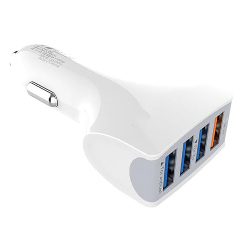 Pffiocix Tragbarer 4-Port Auto Schnellladeadapter USB Auto Steckdose Adapter mit Kabel für Auto LKW Navigation Pffiocix Tragbarer 4-Port Auto Schnellladeadapter USB Auto Steckdose Adapter mit Kabel für Auto LKW Navigation von Pffiocix