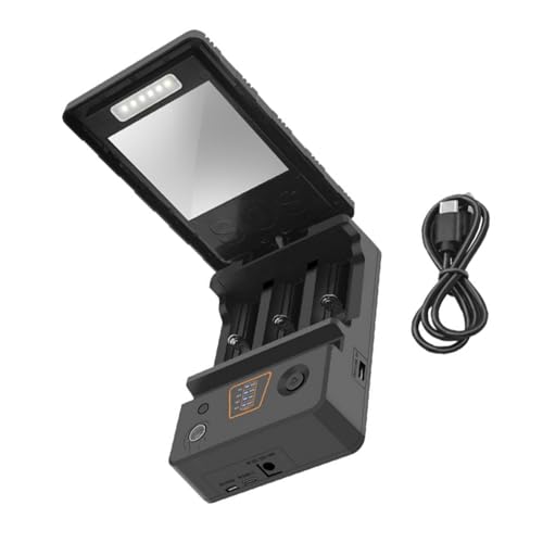 Pffiocix USB C Solar Akku Ladeadapter 3 Slot Case Akku Ladehülle Pffiocix USB C Solar Akku Ladeadapter 3 Slot Case Akku Ladehülle von Pffiocix