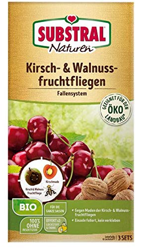 Substral Naturen, Kirsch- & Walnuss Fruchtfliegen Fallensystem, 3 Sets, gegen Maden der Kirsch-, und Walnussfruchtfliegen Substral Naturen, Kirsch- & Walnuss Fruchtfliegen Fallensystem, 3 Sets, gegen Maden der Kirsch-, und Walnussfruchtfliegen von Pflanzenschutz