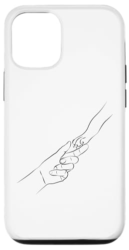 Pfote Menschenhand Hund Hunde Hundeliebhaber Hundebesitzer Hülle für iPhone 12/12 Pro von Pfote Paw Hand Hund Dog Liebe love Geschenk Gift