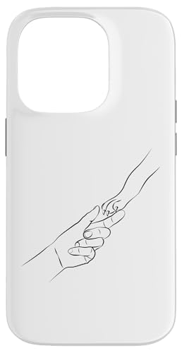 Pfote Menschenhand Hund Hunde Hundeliebhaber Hundebesitzer Hülle für iPhone 14 Pro von Pfote Paw Hand Hund Dog Liebe love Geschenk Gift