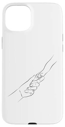Pfote Menschenhand Hund Hunde Hundeliebhaber Hundebesitzer Hülle für iPhone 15 Plus von Pfote Paw Hand Hund Dog Liebe love Geschenk Gift