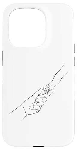 Pfote Menschenhand Hund Hunde Hundeliebhaber Hundebesitzer Hülle für iPhone 15 Pro von Pfote Paw Hand Hund Dog Liebe love Geschenk Gift