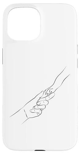 Pfote Menschenhand Hund Hunde Hundeliebhaber Hundebesitzer Hülle für iPhone 15 von Pfote Paw Hand Hund Dog Liebe love Geschenk Gift