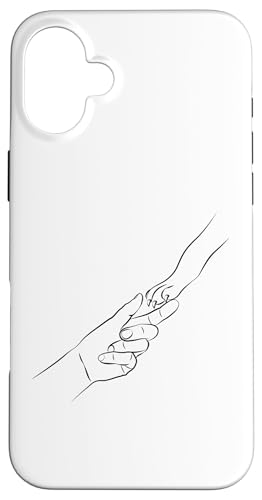 Pfote Menschenhand Hund Hunde Hundeliebhaber Hundebesitzer Hülle für iPhone 16 Plus von Pfote Paw Hand Hund Dog Liebe love Geschenk Gift