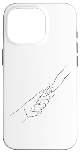 Pfote Menschenhand Hund Hunde Hundeliebhaber Hundebesitzer Hülle für iPhone 16 Pro von Pfote Paw Hand Hund Dog Liebe love Geschenk Gift