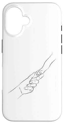 Pfote Menschenhand Hund Hunde Hundeliebhaber Hundebesitzer Hülle für iPhone 16 von Pfote Paw Hand Hund Dog Liebe love Geschenk Gift