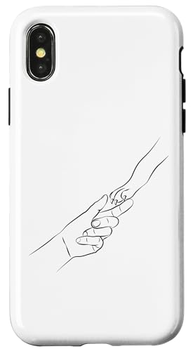 Pfote Menschenhand Hund Hunde Hundeliebhaber Hundebesitzer Hülle für iPhone X/XS von Pfote Paw Hand Hund Dog Liebe love Geschenk Gift