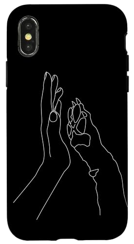 Pfote Menschenhand Hund Hunde Hundeliebhaber Hundebesitzer Hülle für iPhone X/XS Pfote Menschenhand Hund Hunde Hundeliebhaber Hundebesitzer Hülle für iPhone X/XS von Pfote Paw Hand Hund Dog Liebe love Geschenk Gift