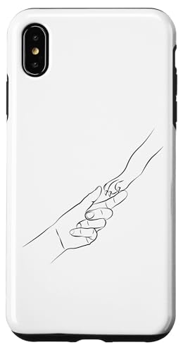 Pfote Menschenhand Hund Hunde Hundeliebhaber Hundebesitzer Hülle für iPhone XS Max von Pfote Paw Hand Hund Dog Liebe love Geschenk Gift