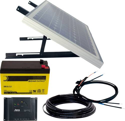 Phaesun Energy Generation Kit Solar Rise Nine 1.0 600299 Solar-Set 10 Wp inkl. Akku, inkl. Anschluss von Phaesun