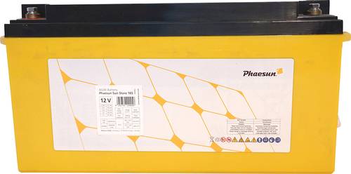 Phaesun Sun-Store 175 340091 Solarakku 12V 177Ah Blei-Vlies (AGM) (B x H x T) 483 x 239 x 170mm M8-S von Phaesun