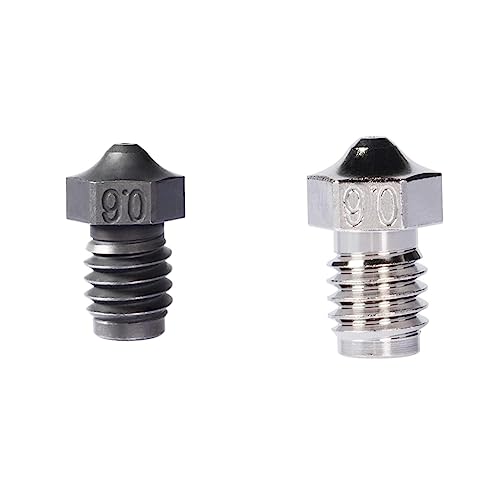 Phaetus PS M6 Hardened Steel Nozzle 0,6 mm - 1,75 mm - 1 pcs & PS M6 Plated Copper Nozzle 0,6 mm - 1,75 mm - 1 pcs von Phaetus