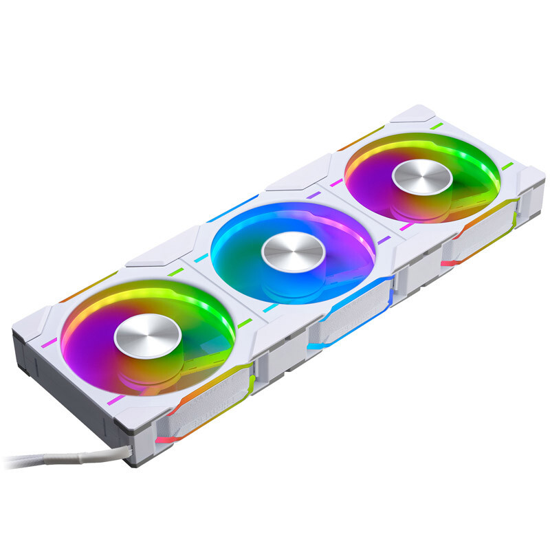 PHANTEKS D30 PWM D-RGB weiß | 3er-Pack 120mm Gehäuselüfter von Phanteks