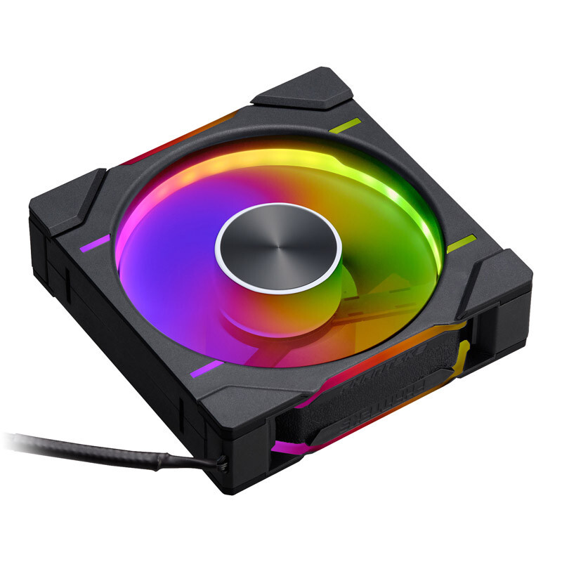 PHANTEKS D30 PWM Reverse Airflow D-RGB schwarz | 120mm Gehäuselü von Phanteks