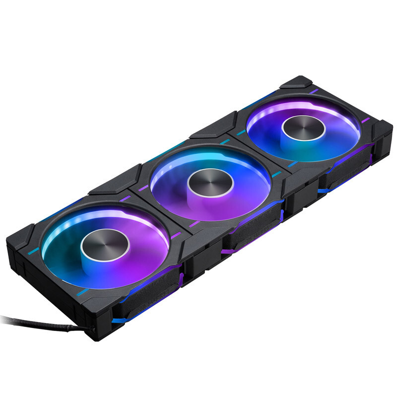 PHANTEKS D30 PWM Reverse Airflow D-RGB schwarz | 3er-Pack 120mm Gehäuselüfter von Phanteks