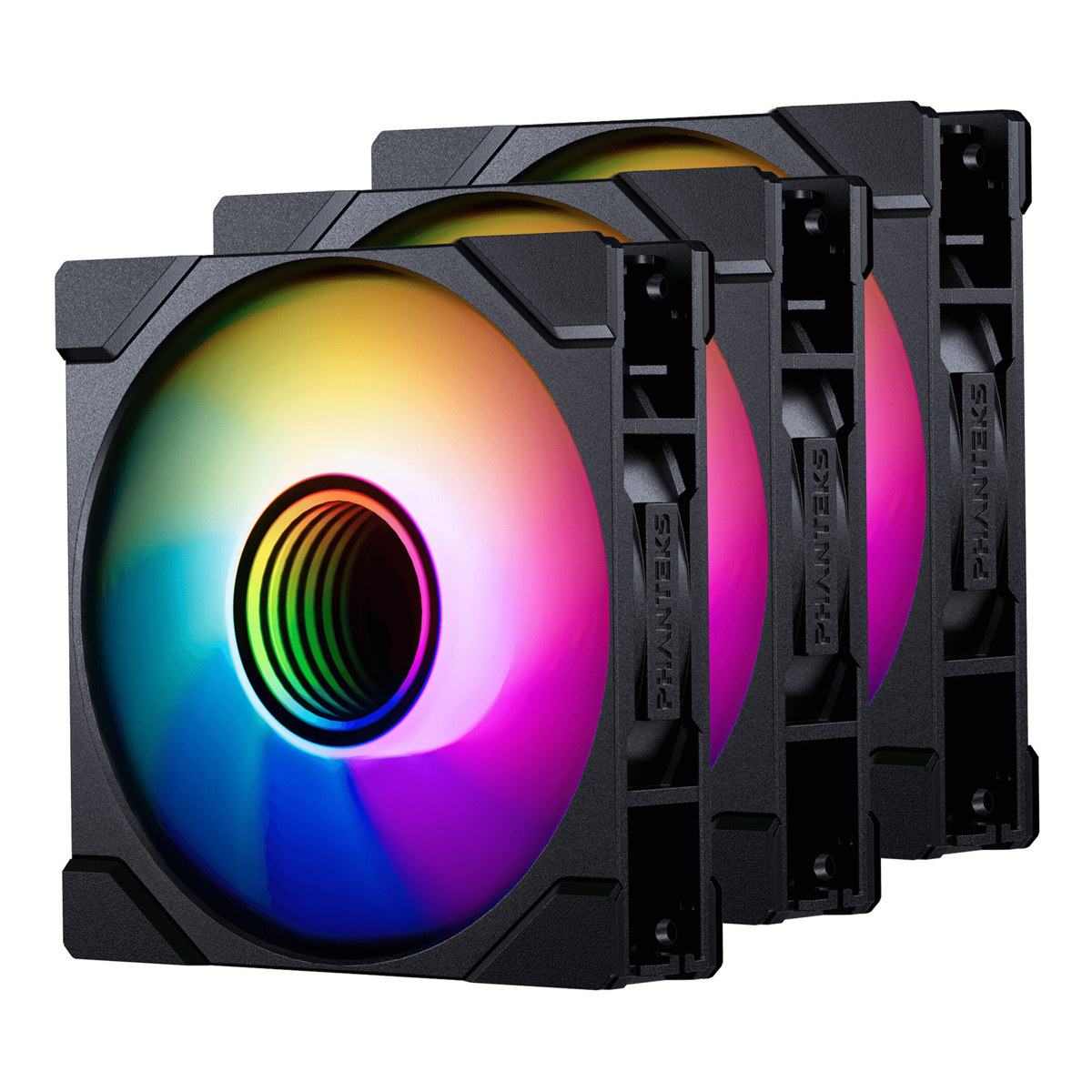 PHANTEKS M25-120 Gen2 PWM DRGB Reverse Blade 3er-Pack schwarz | Gehäuselüfter PHANTEKS M25-120 Gen2 PWM DRGB Reverse Blade 3er-Pack schwarz | Gehäuselüfter von Phanteks