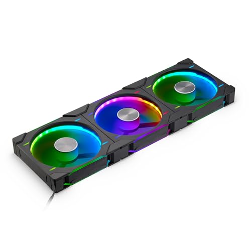 Phanteks D30 PWM Regular Airflow, D-RGB Lüfter, 3er Pack - 140mm, schwarz von Phanteks