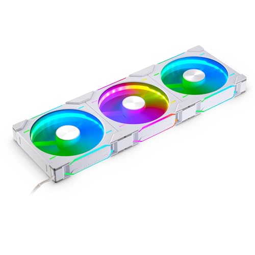 Phanteks D30 PWM Regular Airflow, D-RGB Lüfter, 3er Pack - 140mm, weiß von Phanteks