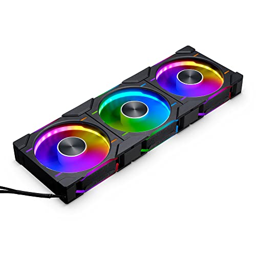 Phanteks D30 PWM Regular Airflow D-RGB Lüfter, 3er Pack - 120 mm, schwarz von Phanteks