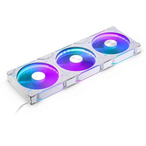 Phanteks D30 PWM Reverse Airflow, D-RGB Lüfter, 3er Pack - 140mm, weiß von Phanteks