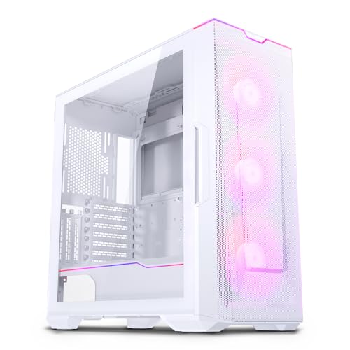 Phanteks Eclipse G500A D-RGB Midi-Tower, Tempered Glass - matt weiß von Phanteks