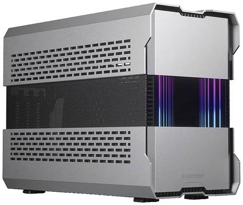 Phanteks Evolv Shift XT iTX-Case, ARGB, Tempered Glass - silber Mini-Tower PC-Gehäuse, Gaming-Gehä von Phanteks