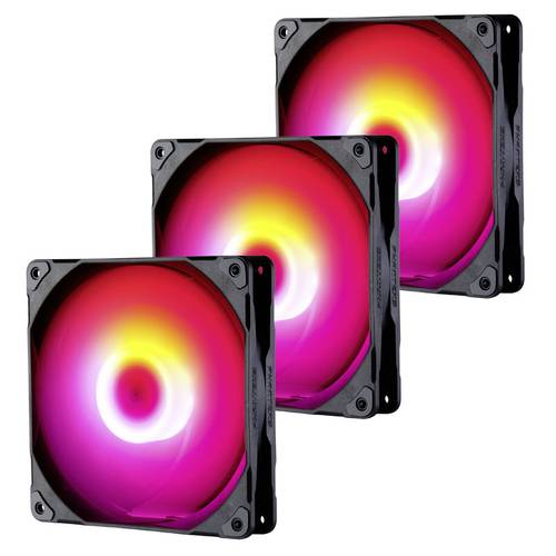 Phanteks M25 PWM D-RGB Fan 140mm PC-Gehäuse-Lüfter Schwarz (B x H x T) 140 x 140 x 25mm 3St. von Phanteks