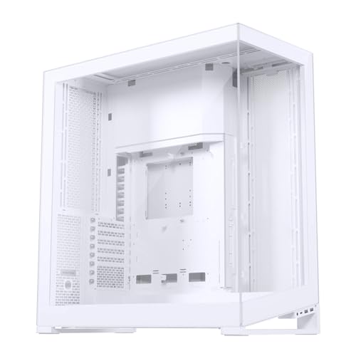Phanteks NV9 Mid-Tower PC-Gehäuse, Nahtlose Glaspaneele, bis zu zwölf 120-mm-Lüfter, herausnehmbare PSU-Abdeckung, Stahl, gehärtetes Glas, Full-Tower-Gehäuse, Weiß von Phanteks