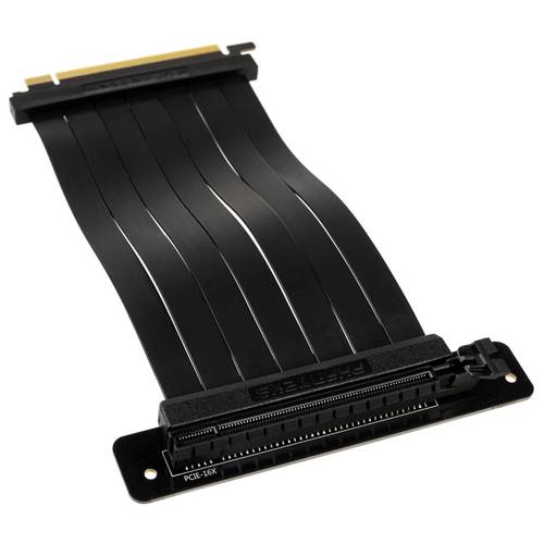 Phanteks PCIe Riser Kabel PCIe x16 Stecker, PCIe x16 Buchse 0.22m Schwarz Buchse 90° gewinkelt PH-C von Phanteks