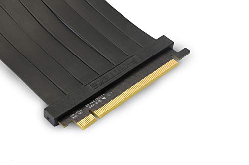 Phanteks PCIe Riser Kabel PCIe x16 Stecker, PCIe x16 Buchse 0.22m Schwarz Buchse 90° gewinkelt PH-C von Phanteks