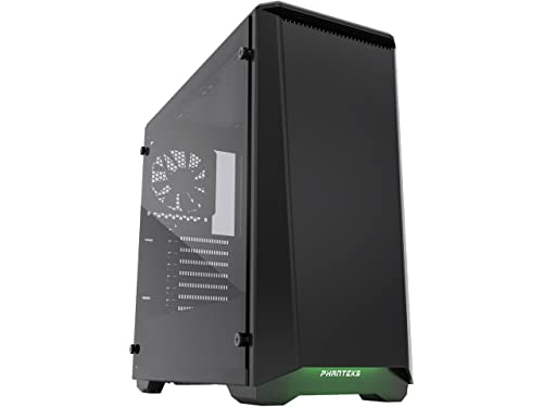 Phanteks PH-EC416PTG_BK Eclipse P400 Steel ATX Mid Tower Case Satin Black, Tempered Glass Edition Cases Phanteks PH-EC416PTG_BK Eclipse P400 Steel ATX Mid Tower Case Satin Black, Tempered Glass Edition Cases von Phanteks