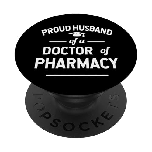 Stolzer Ehemann eines Absolventen der Pharmazie PopSockets Klebender PopGrip Stolzer Ehemann eines Absolventen der Pharmazie PopSockets Klebender PopGrip von Pharmacist Gifts