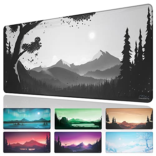 PhaseByte Hidden Peak Erweitertes Gaming-Mauspad, groß, rutschfestes Gaming-Mauspad mit genähten Kanten, glatte Mikrofaser, Computer-Schreibtischmatte, handwaschbar, Gaming-Mauspad, 900 x 400 x 4 mm PhaseByte Hidden Peak Erweitertes Gaming-Mauspad, groß, rutschfestes Gaming-Mauspad mit genähten Kanten, glatte Mikrofaser, Computer-Schreibtischmatte, handwaschbar, Gaming-Mauspad, 900 x 400 x 4 mm von PhaseByte