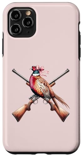 Kokette Schleife Fasan Jäger Fasan Jagd Rosa Mädchen Mama Hülle für iPhone 11 Pro Max von Pheasant Hunter Coquette Aesthetic Women Clothing