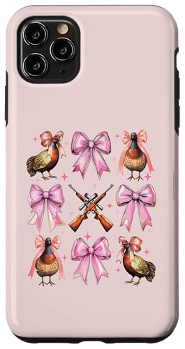 Kokette Schleife Fasan Jäger Fasan Jagd Rosa Mädchen Mama Hülle für iPhone 11 Pro Max von Pheasant Hunter Coquette Aesthetic Women Clothing