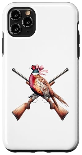 Kokette Schleife Fasan Jäger Fasan Jagd Rosa Mädchen Mama Hülle für iPhone 11 Pro Max von Pheasant Hunter Coquette Aesthetic Women Clothing