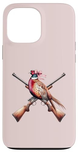 Kokette Schleife Fasan Jäger Fasan Jagd Rosa Mädchen Mama Hülle für iPhone 13 Pro Max von Pheasant Hunter Coquette Aesthetic Women Clothing